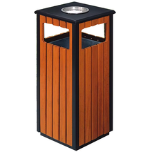 Outdoor trash can