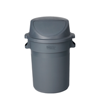 Plastic trash can
